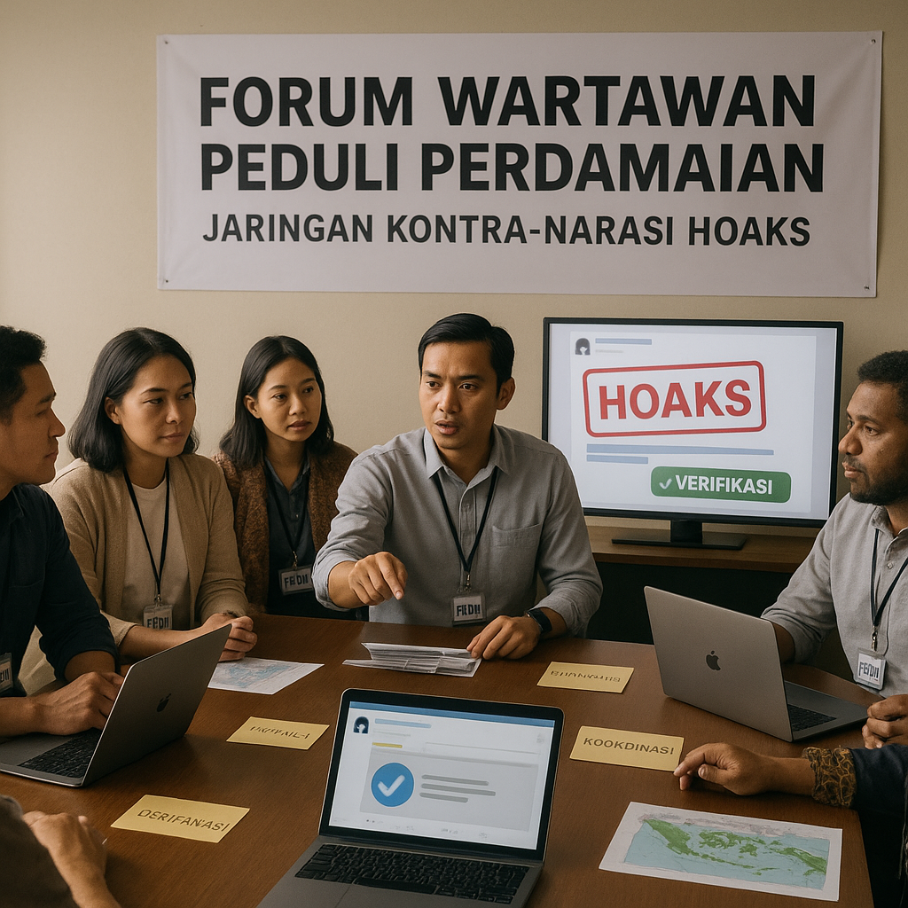 Forum Wartawan Peduli Perdamaian Dirikan Jaringan untuk Kontra-Narasi Hoaks Penyulut Konflik di Media Sosial