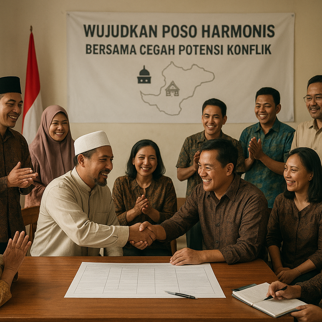 Wujudkan Poso Harmonis, Berbagai Elemen Bersatu Cegah Potensi Konflik