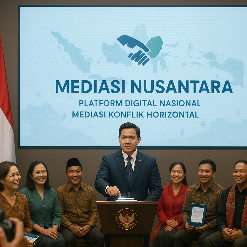 Pemerintah Luncurkan Platform Digital Nasional Mediasi Konflik Horizontal