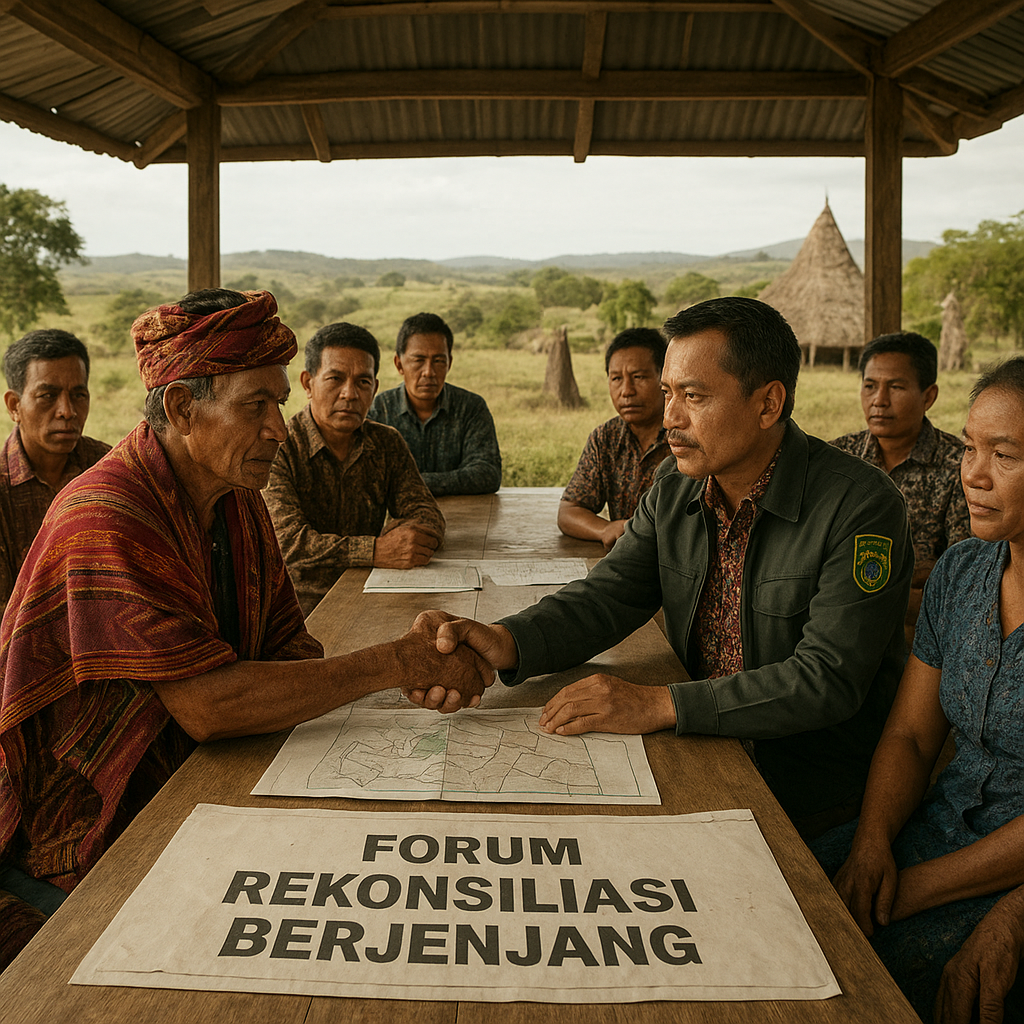 Pasca Konflik Agraria di Sumba Timur, Pemerintah Daerah Terapkan Model 'Forum Rekonsiliasi Berjenjang'
