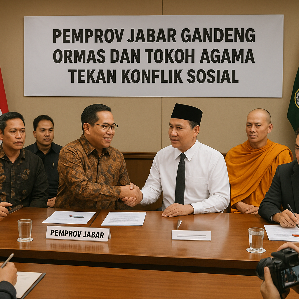 Pemprov Jabar Gandeng Ormas dan Tokoh Agama Tekan Konflik Sosial
