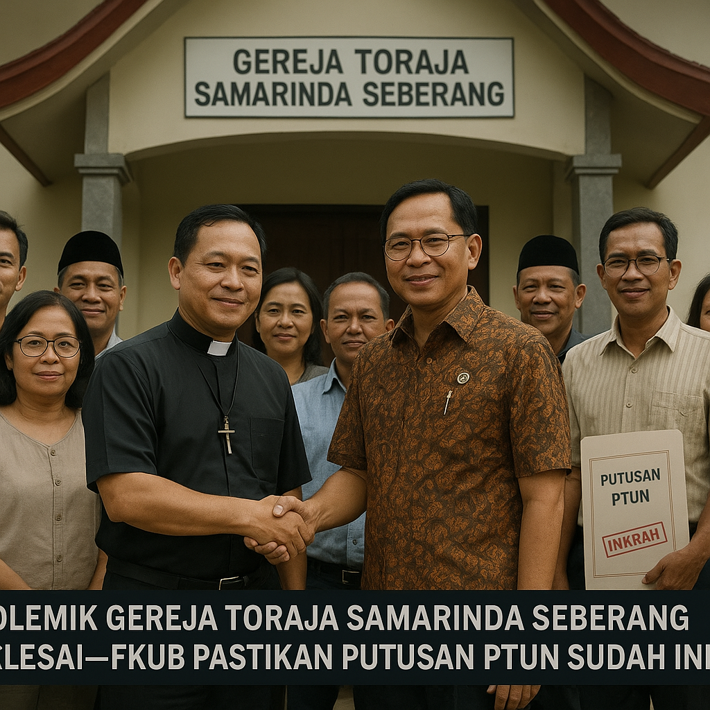 Polemik Gereja Toraja Samarinda Seberang Selesai, FKUB Pastikan Putusan PTUN Sudah Inkrah