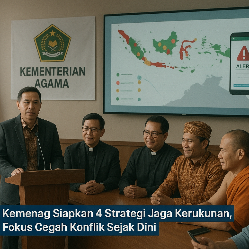 Kemenag Siapkan 4 Strategi Jaga Kerukunan, Fokus Cegah Konflik Sejak Dini