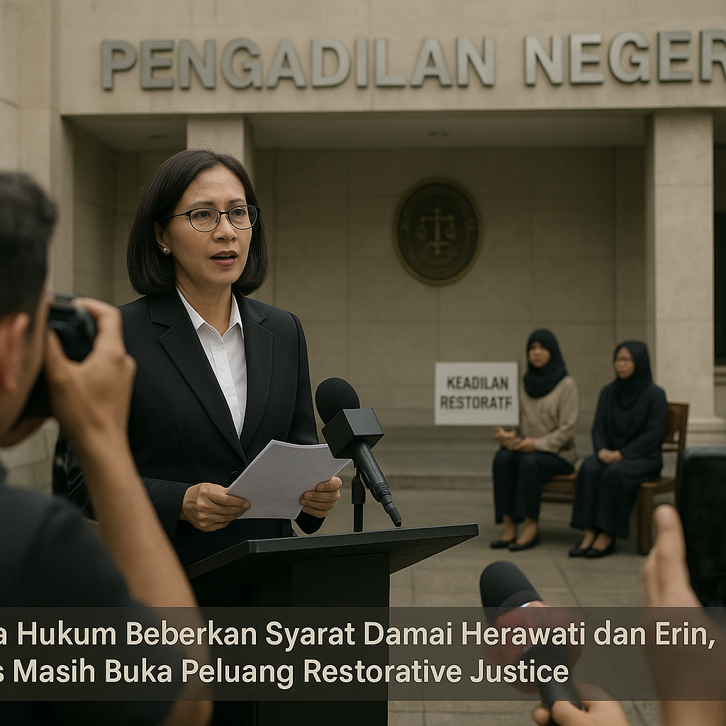 Kuasa Hukum Beberkan Syarat Damai Herawati dan Erin, Kasus Masih Buka Peluang Restorative Justice