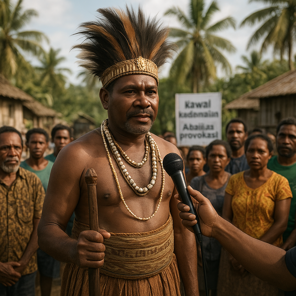 Tokoh Adat Papua Ajak Warga Tabi-Saireri Abaikan Provokasi Jelang 1 Juli dan Kawal Kedamaian