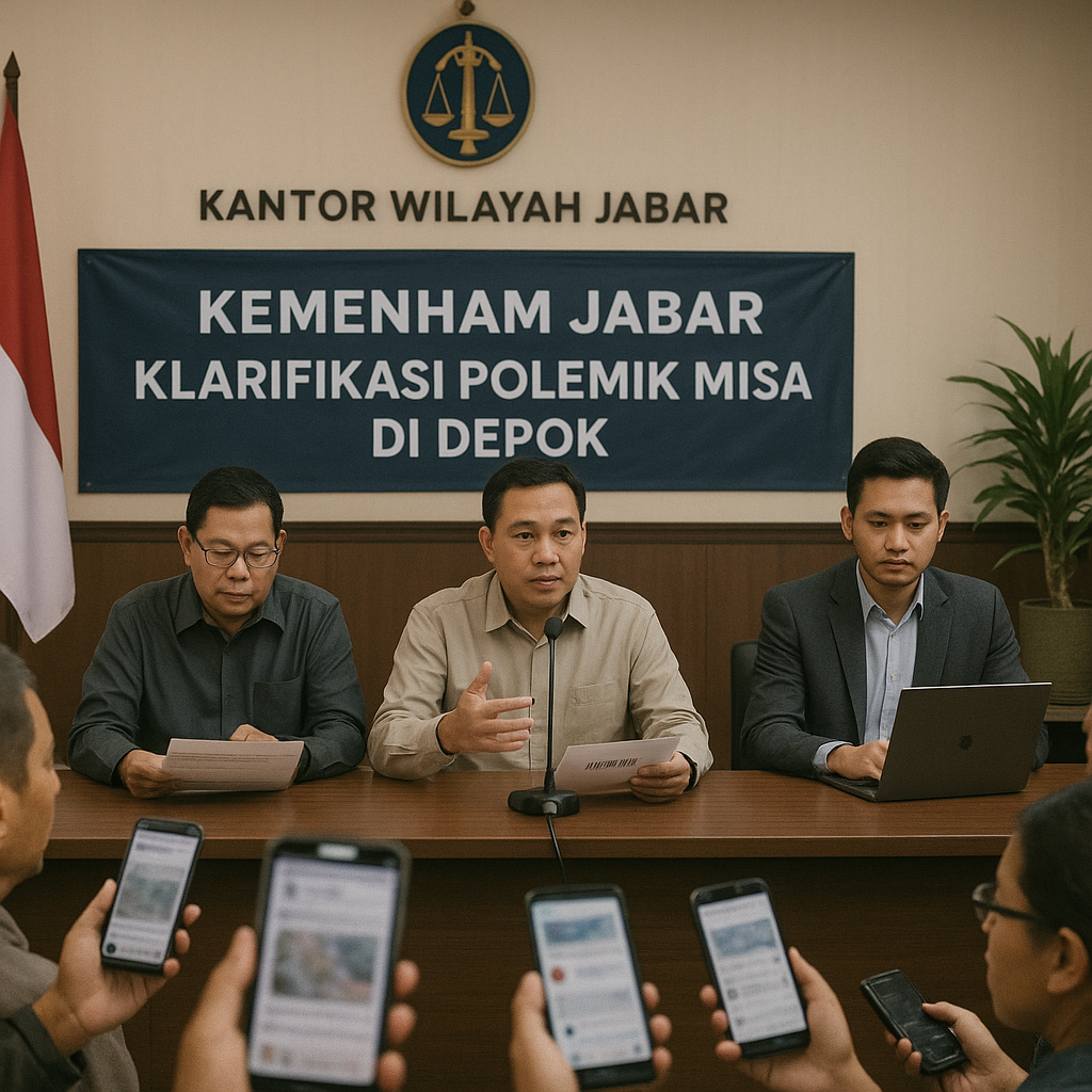 KemenHAM Jabar Sebut Polemik Misa di Depok Dipicu Miskomunikasi, Soroti Peran Media Digital
