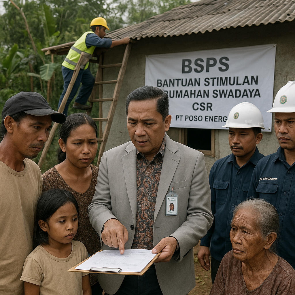 Gubernur Anwar Hafid Kawal Penyelesaian Rumah Warga Sulewana, PT Poso Energy Siap Lakukan Perbaikan