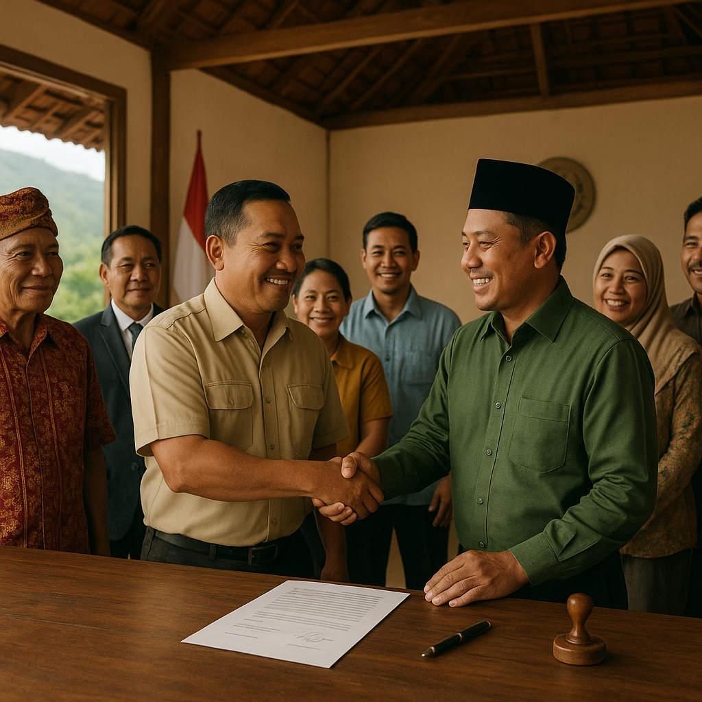 Mediasi Berhasil, Konflik Batas Desa di Lombok Tengah Berakhir Damai