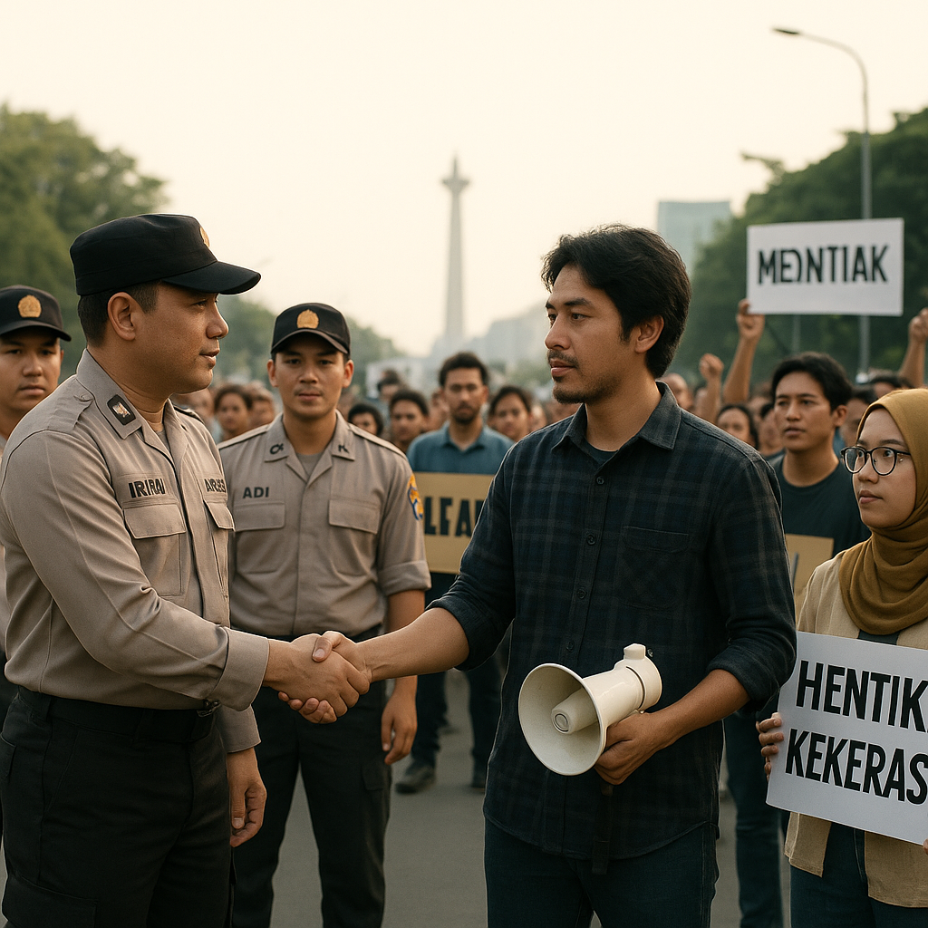Strategi 'Soft Approach' Polri dalam Menangani Aksi Massa Dinilai Efektif Cegah Eskalasi