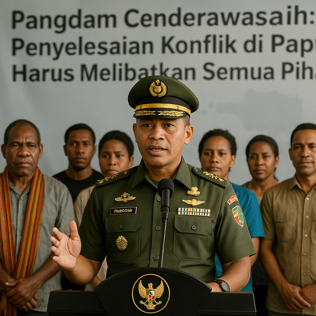 Pangdam Cenderawasih: Penyelesaian Konflik di Papua Harus Melibatkan Semua Pihak