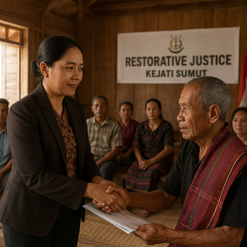 Restorative Justice: Kejati Sumut Hentikan Penuntutan Kasus Penganiayaan di Humbang Hasundutan
