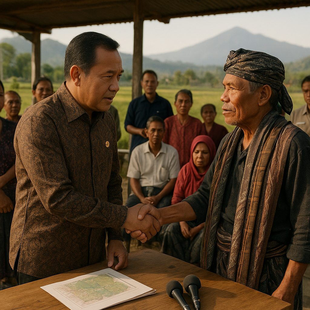Bupati Lotim Gelar Dialog dengan Masyarakat Adat untuk Menyelesaikan Sengketa Lahan