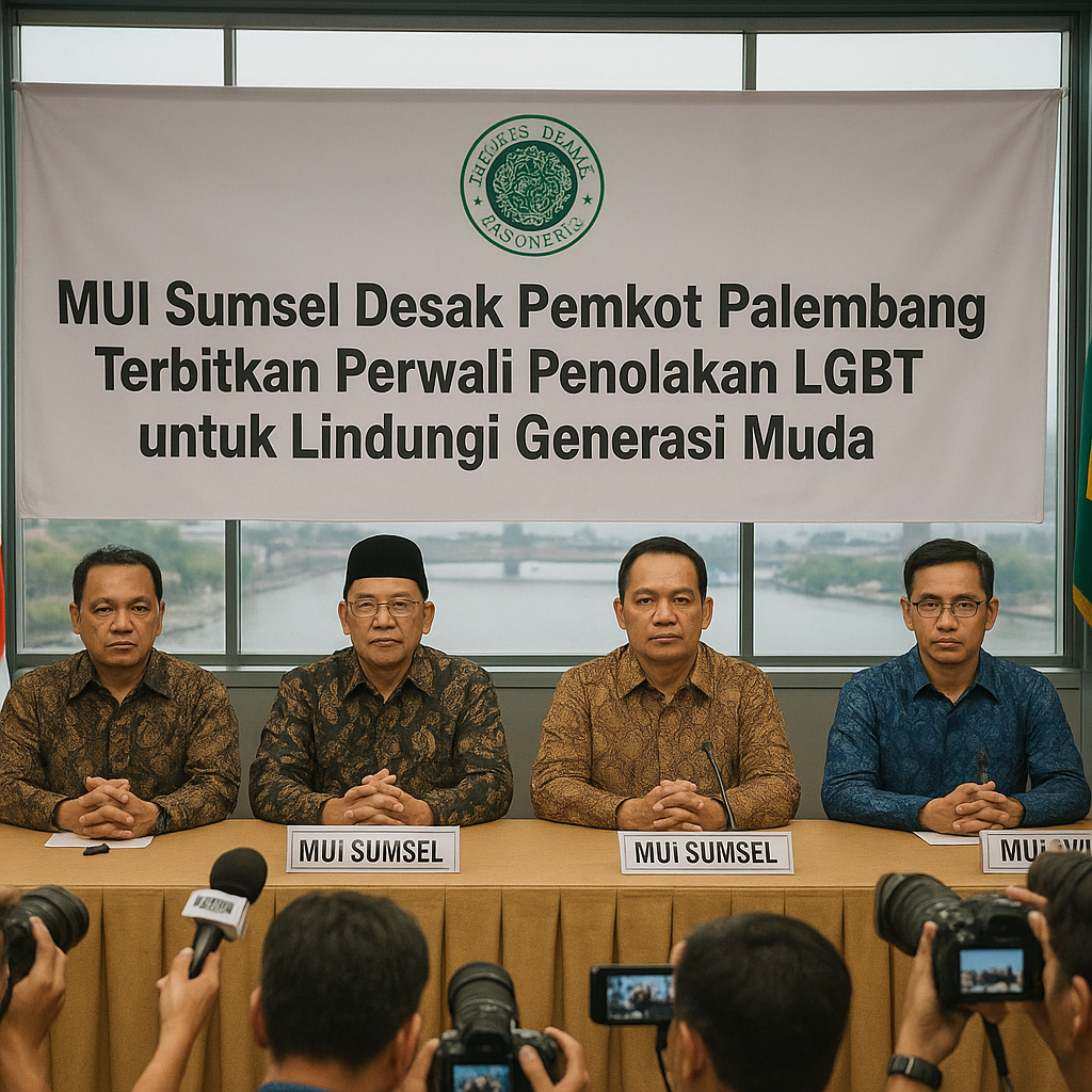 MUI Sumsel Desak Pemkot Palembang Terbitkan Perwali Penolakan LGBT untuk Lindungi Generasi Muda