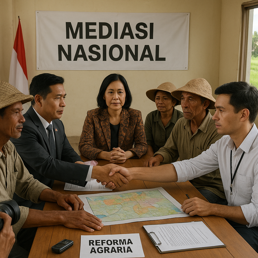Pemerintah Dorong Penyelesaian Konflik Agraria melalui Reforma Agraria dan Mediasi Nasional