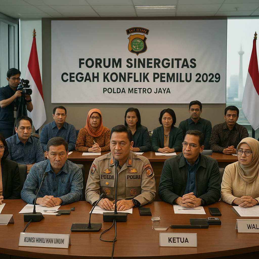 Polda Metro Jaya Gelar Forum Sinergitas Cegah Konflik Pemilu 2029