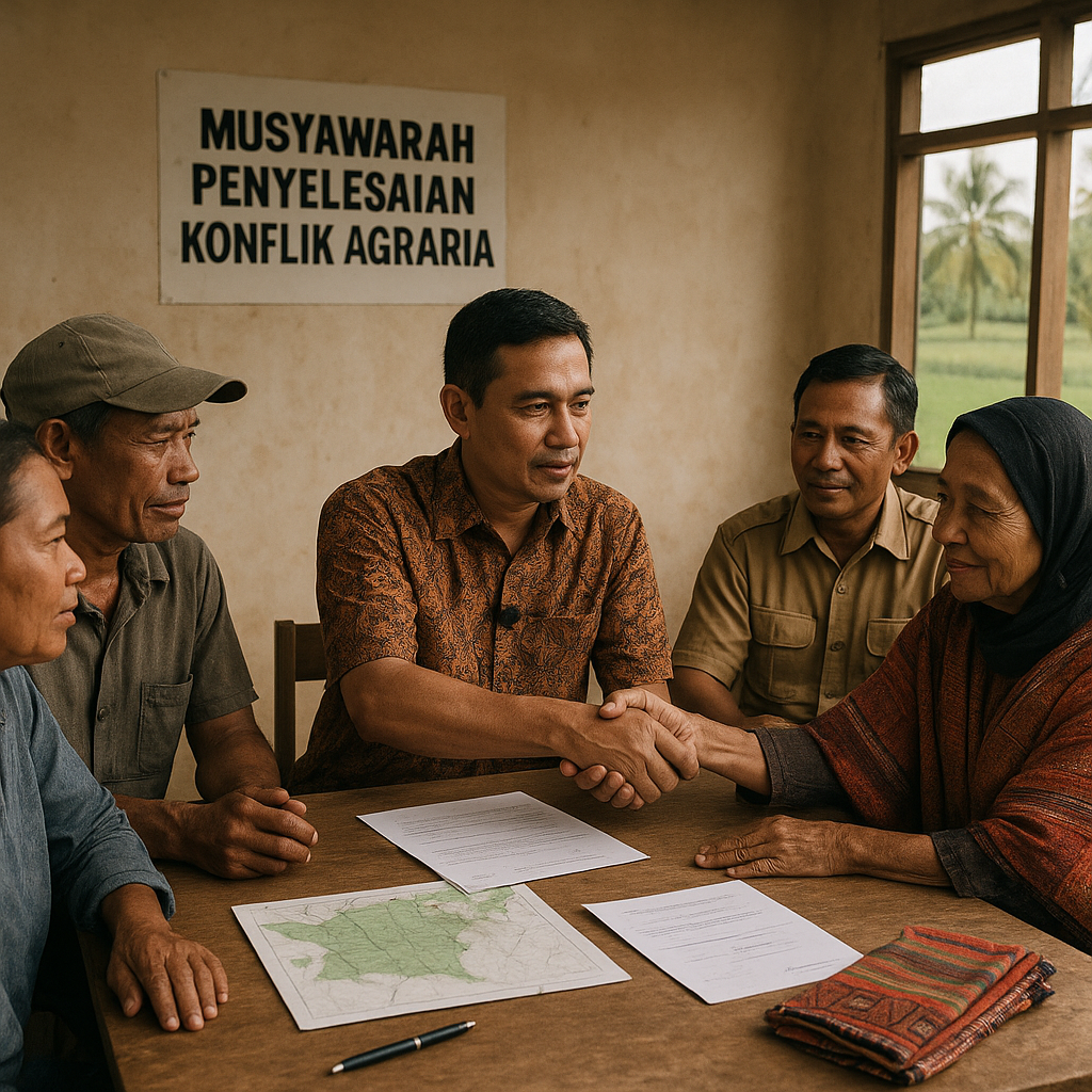 Mendorong Penyelesaian Konflik Agraria melalui Pendekatan Kultural dan Mediasi