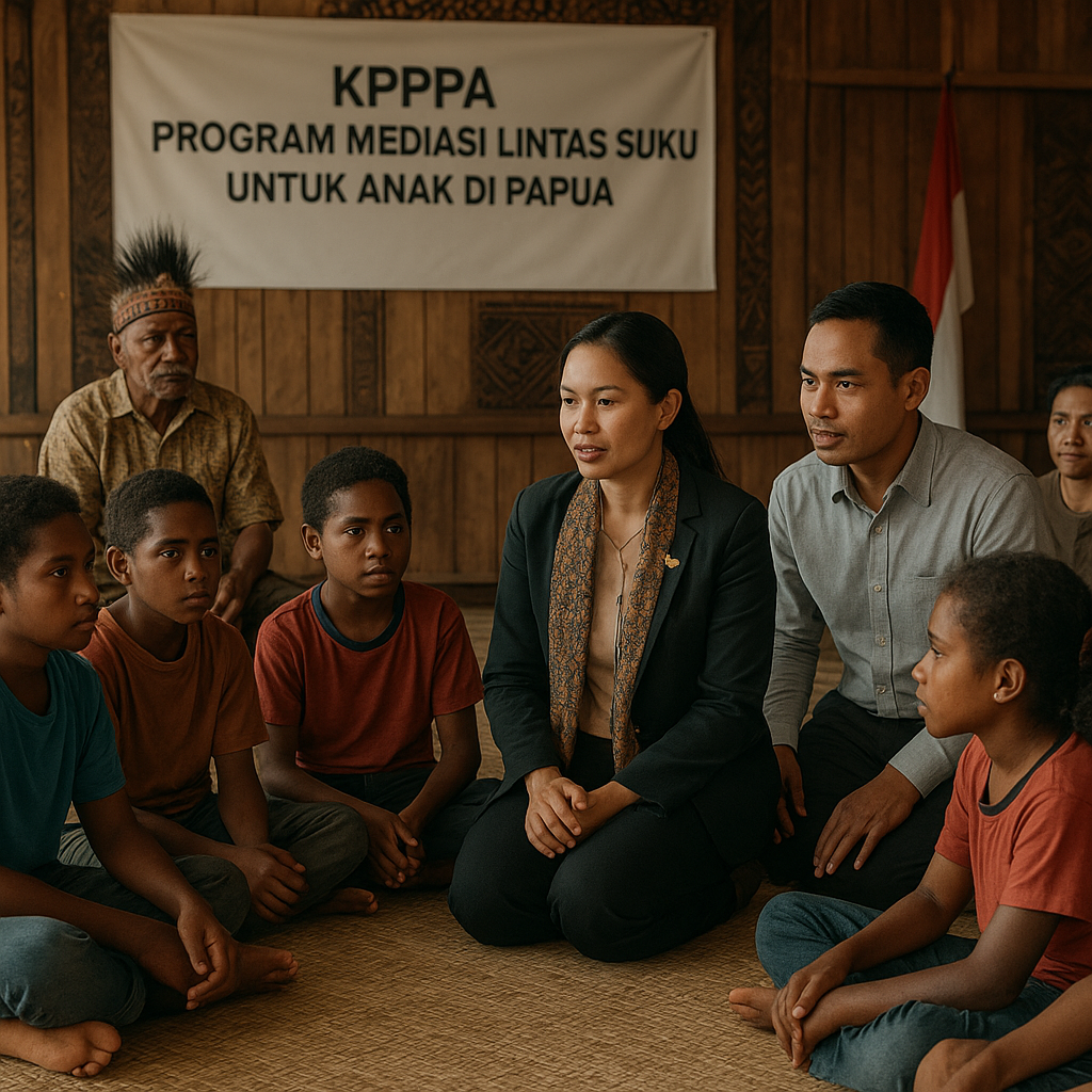 KPPPA Meluncurkan Program Mediasi Lintas Suku untuk Anak di Papua