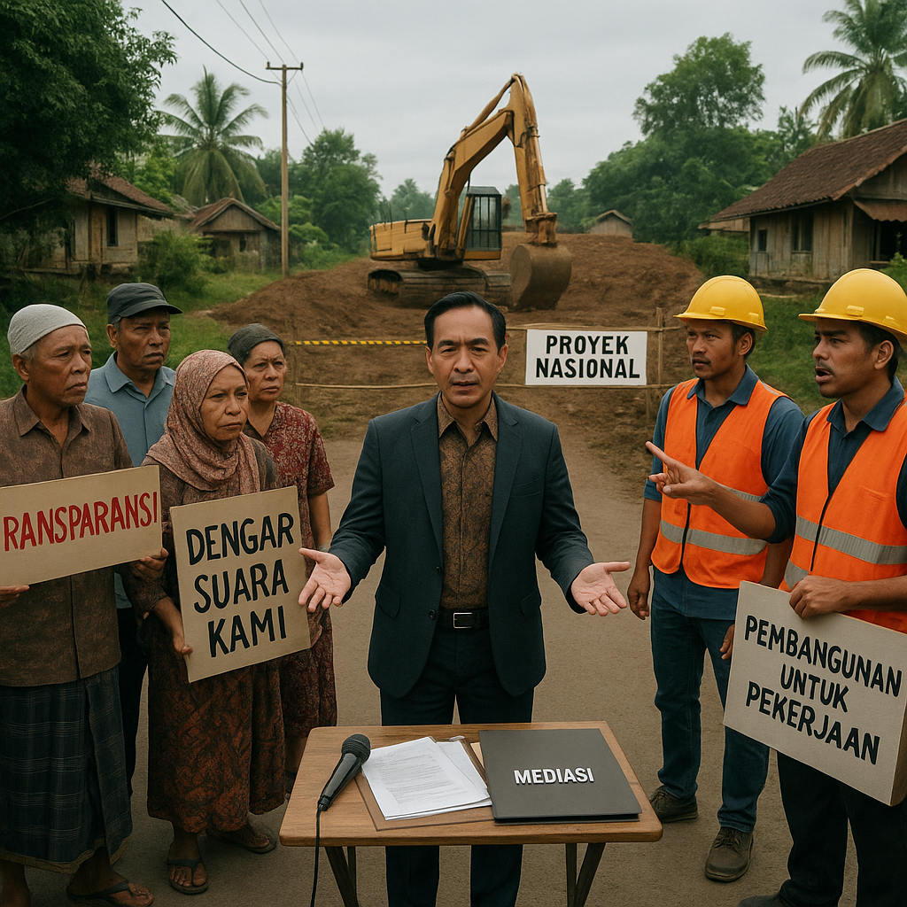 Fenomena Konflik Horizontal di Desa akibat Pembangunan Proyek Nasional