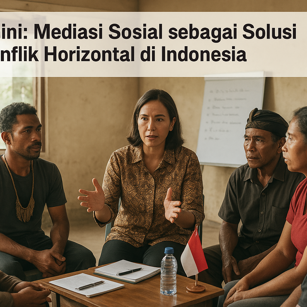 Opini: Mediasi Sosial sebagai Solusi Konflik Horizontal di Indonesia