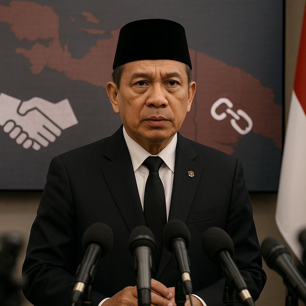 Menkopolkam Djamari Chaniago: Kendala Perdamaian Papua Hanya Tuntutan Merdeka