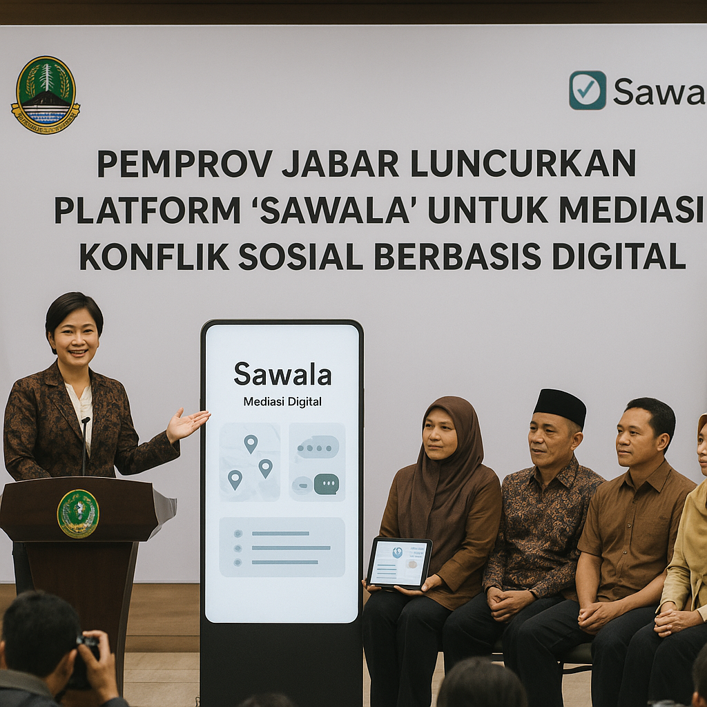 Pemprov Jabar Luncurkan Platform 'Sawala' untuk Mediasi Konflik Sosial Berbasis Digital