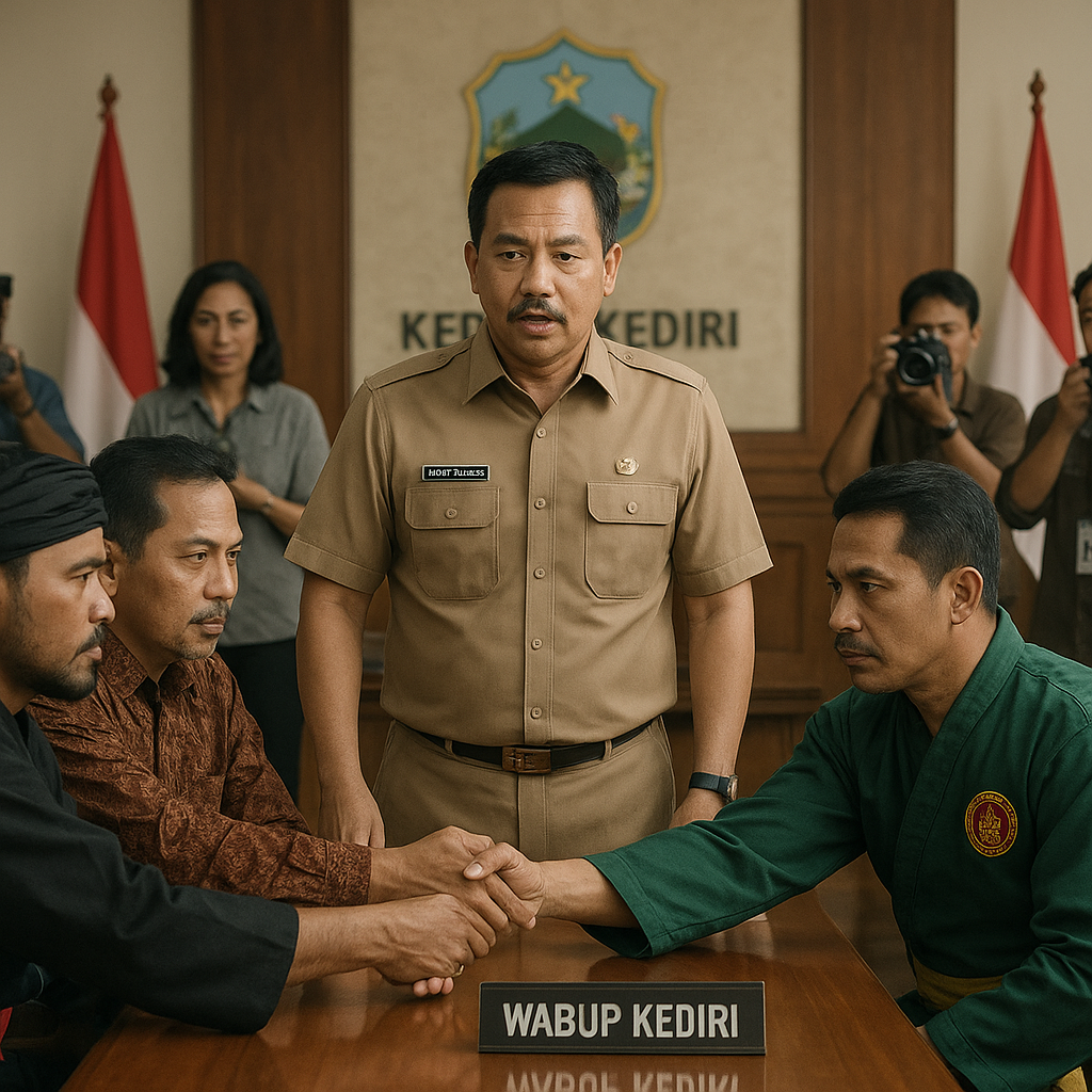 Wabup Kediri Soroti Ego Oknum Perguruan Silat yang Kerap Picu Gesekan