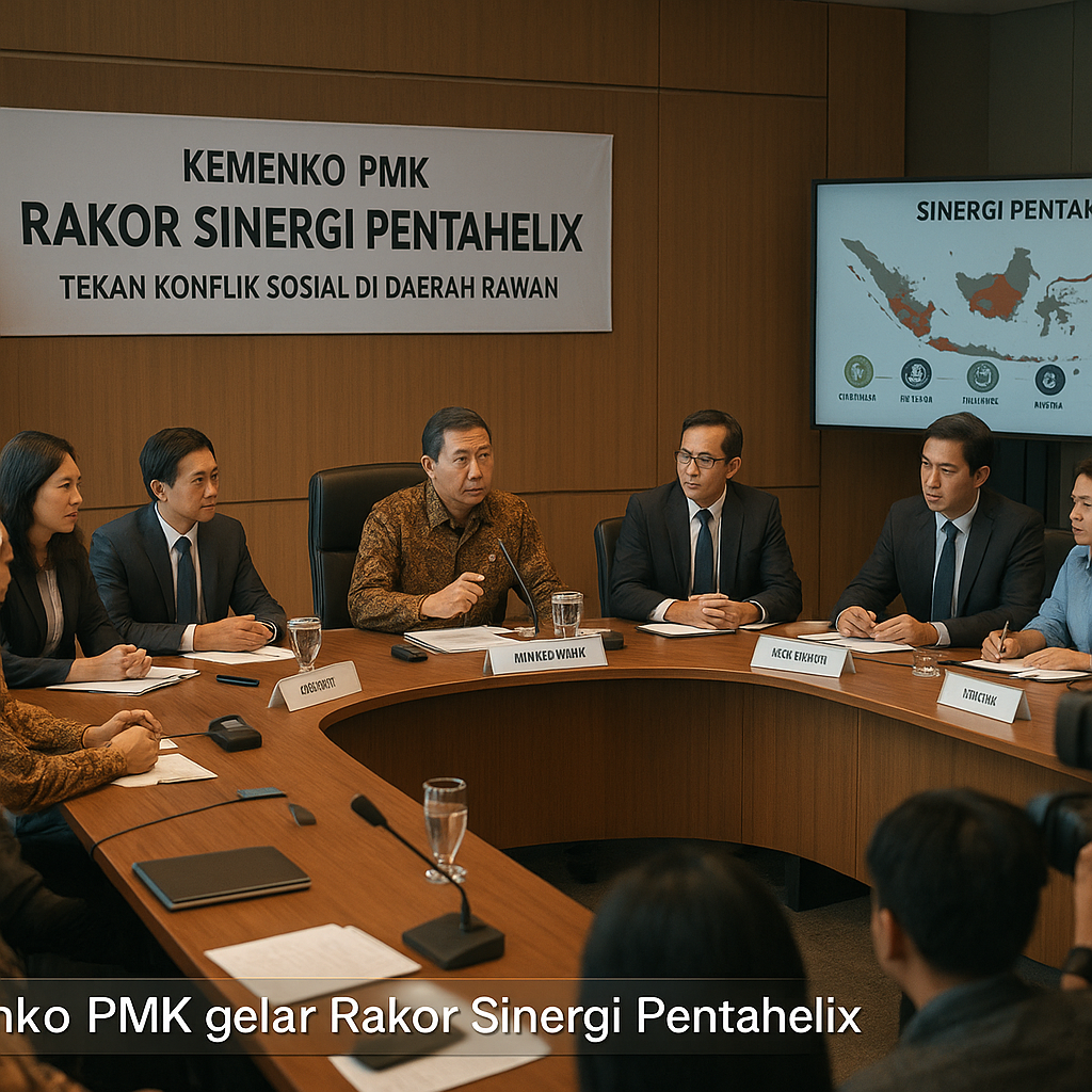Kemenko PMK Gelar Rakor Sinergi Pentahelix untuk Tekan Konflik Sosial di Daerah Rawan