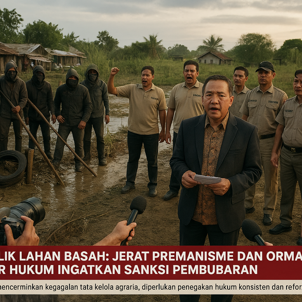 Konflik Lahan Basah: Jerat Premanisme dan Ormas, Pakar Hukum Ingatkan Sanksi Pembubaran
