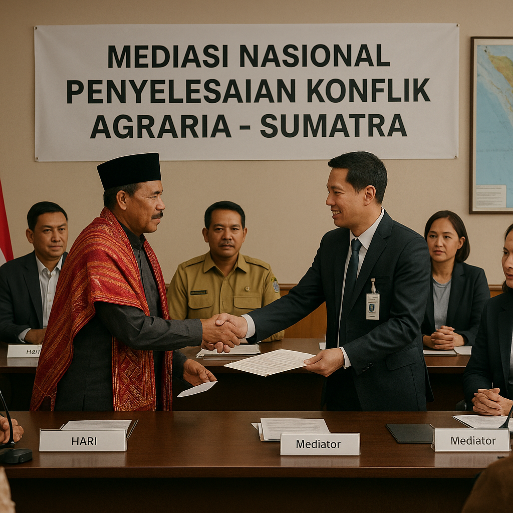 Pemerintah Percepat Penyelesaian Konflik Agraria di Sumatra melalui Pendekatan Mediasi Nasional