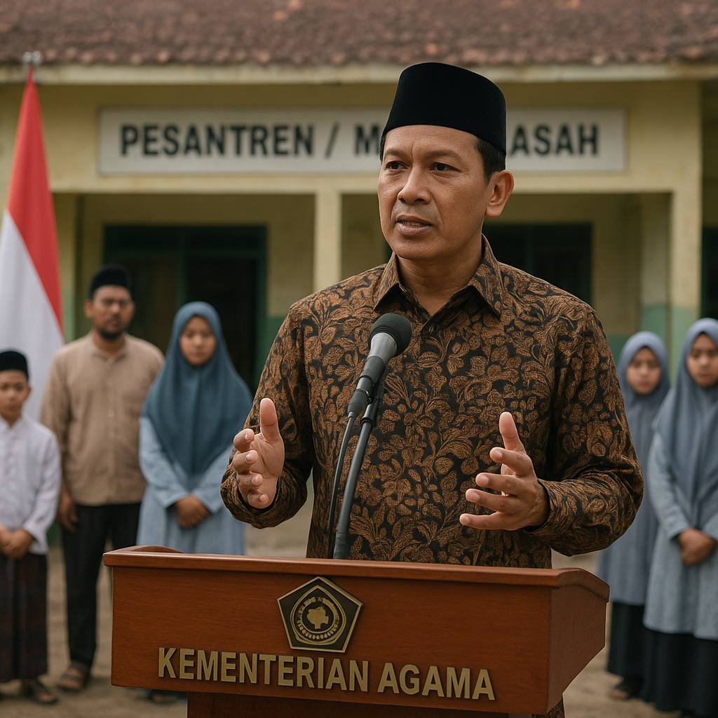 Menag: Pesantren dan Madrasah Harus Jadi Ruang Paling Aman, Nyaman, dan Bebas Kekerasan