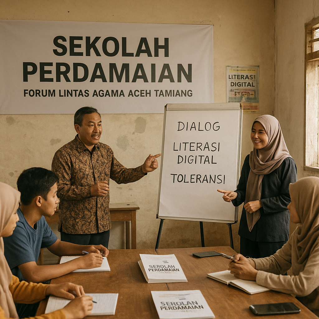 Pasca-Kerusuhan di Aceh Tamiang, Forum Lintas Agama Dirikan Sekolah Perdamaian bagi Generasi Muda