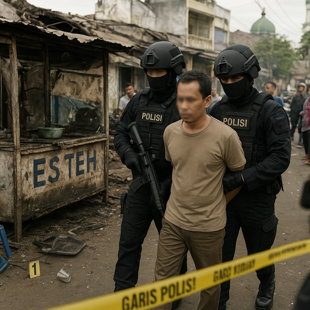 Pemicu Ledakan di Tasikmalaya, Penjual Es Teh Diamankan Densus 88 dan Berstatus Eks Napiter