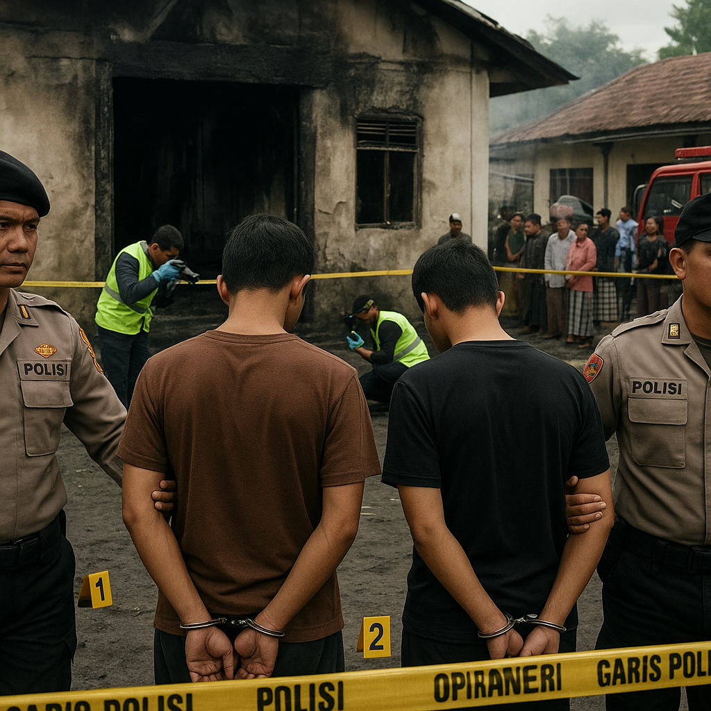 Polisi Tetapkan Dua Tersangka dalam Kasus Santri Terbakar Lombok Tengah
