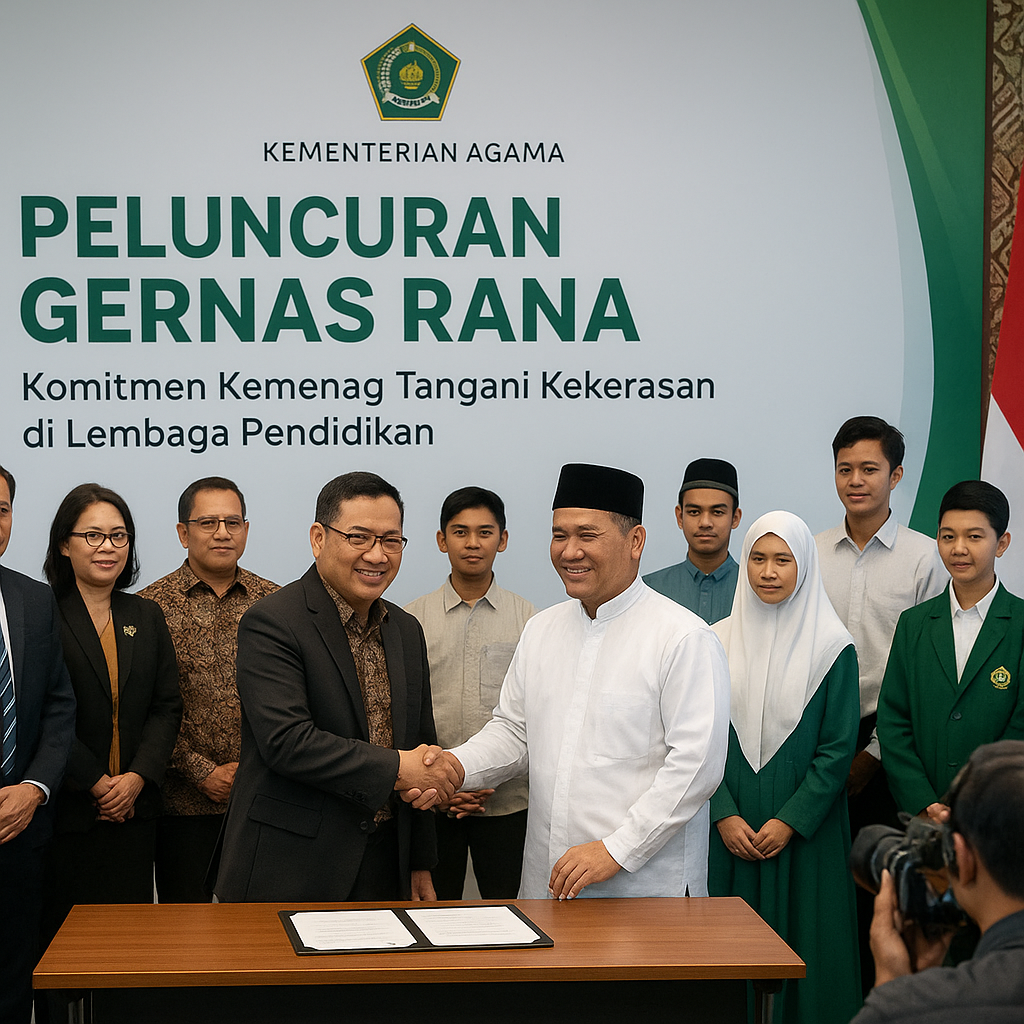 Peluncuran Gernas RANA: Komitmen Kemenag Tangani Kekerasan di Lembaga Pendidikan