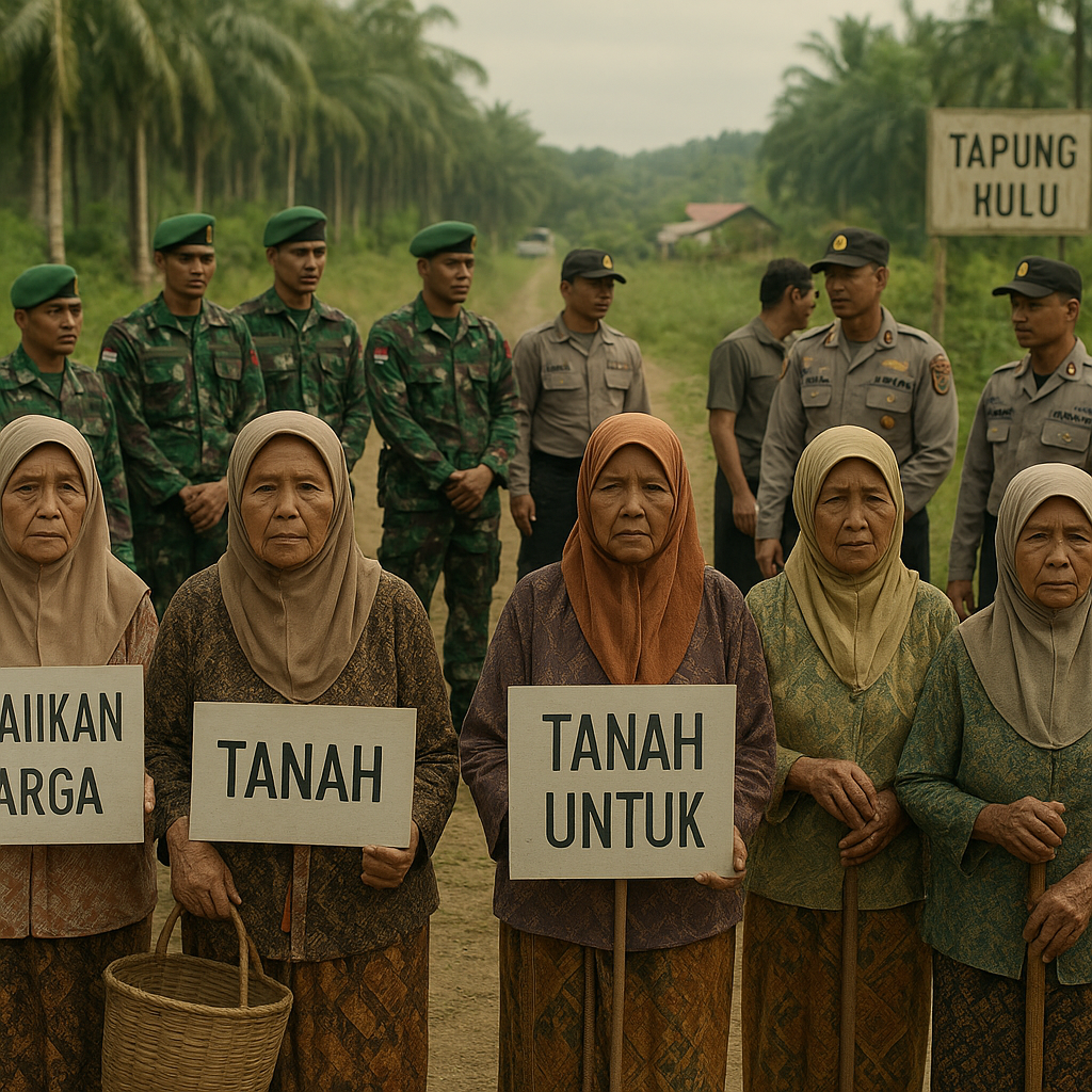 Aksi Damai Senama Nenek, TNI-Polri Pastikan Tapung Hulu Aman