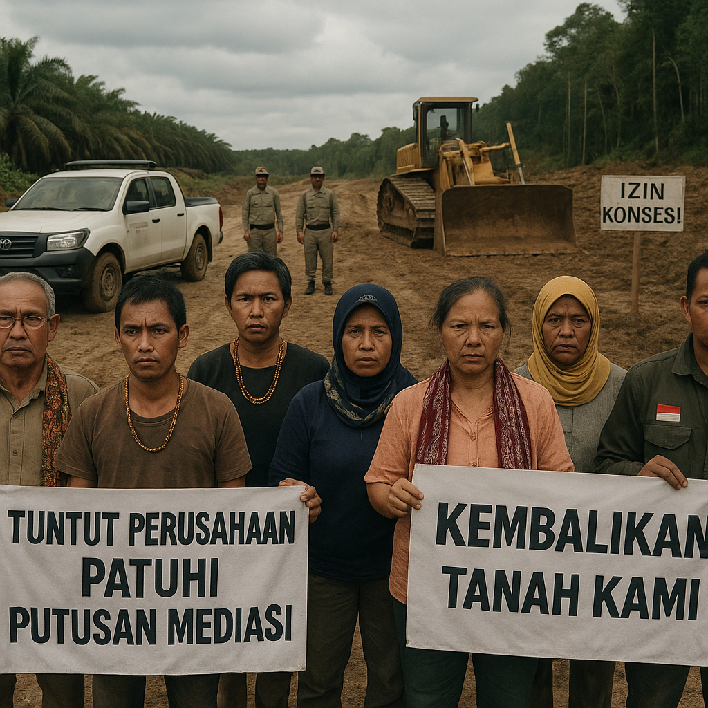 Konflik Lahan di Kalimantan Barat: Warga Tuntut Perusahaan Patuhi Putusan Mediasi