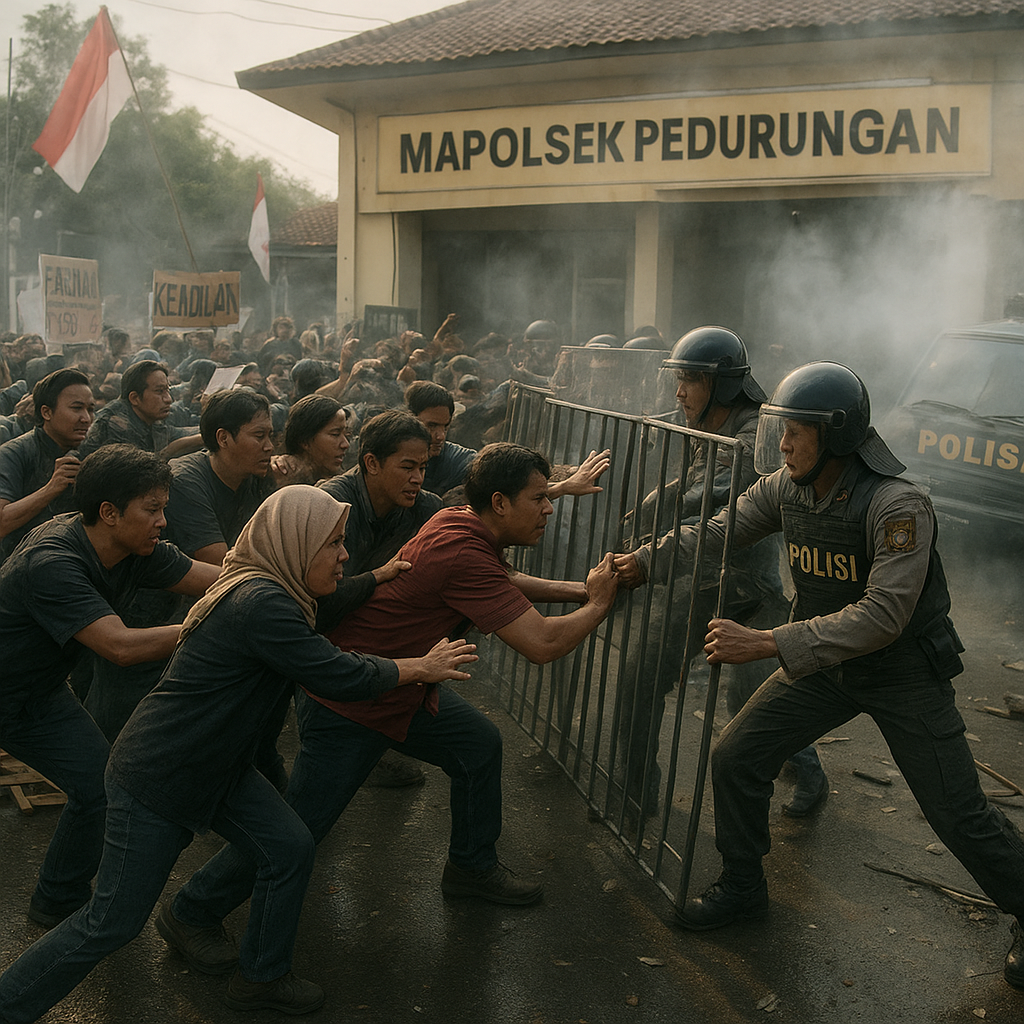 Kegagalan Restorative Justice di Semarang: Mediasi Mapolsek Pedurungan Diterobos Bentrokan Massa