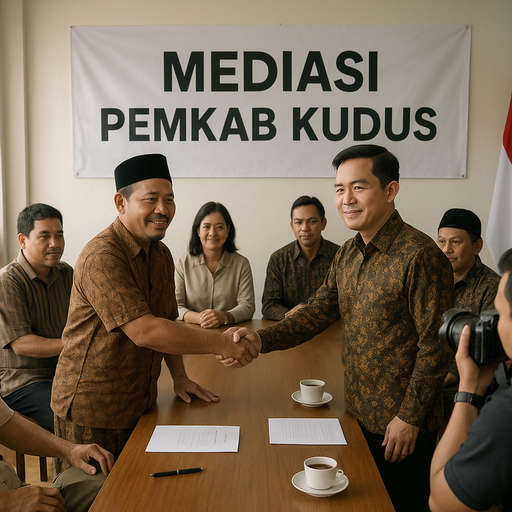 Mediasi Pemkab Kudus Berhasil Redam Sengketa Warung Madura, Kedua Pihak Sepakat Damai