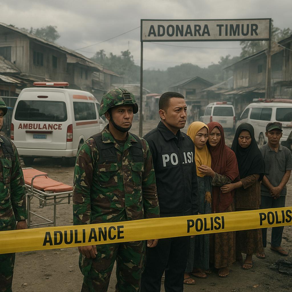 Tiga Tewas, Empat Luka dalam Bentrokan Adonara Timur, TNI-Polri Siaga Cegah Konflik Susulan