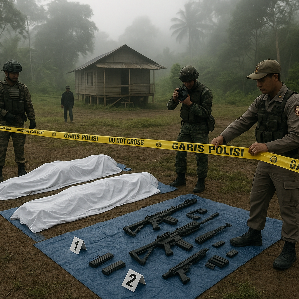 Tiga KKB Tewas dan Senpi Diamankan Saat Kontak Tembak di Dekai Papua