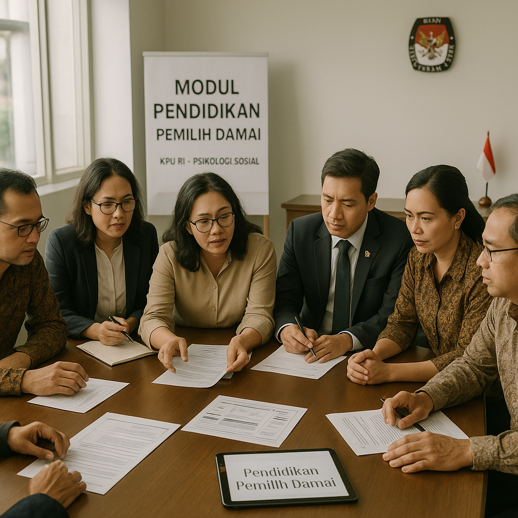KPU Gandeng Psikolog Sosial Kembangkan Modul Pendidikan Pemilih Damai