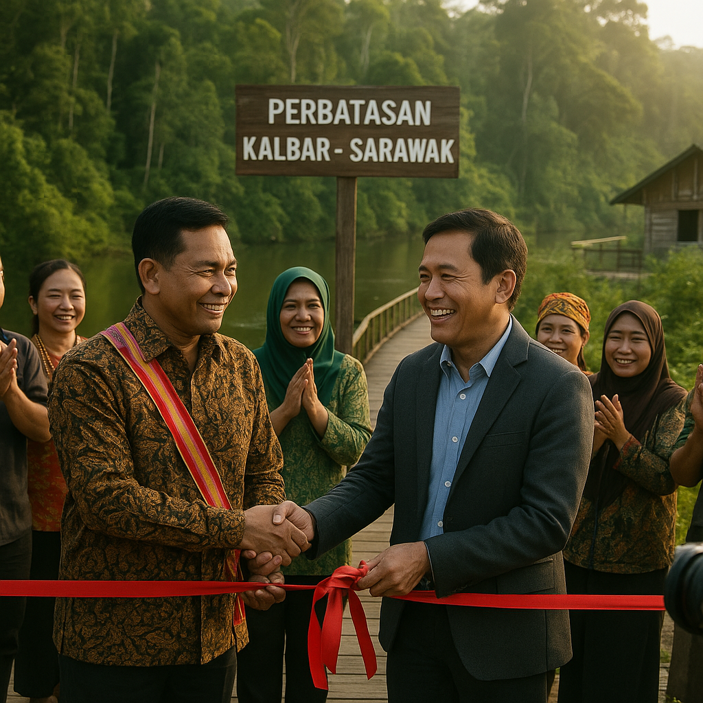 Strategi 'Ekoturisme Bersama' Diresmikan untuk Redakan Ketegangan di Perbatasan Kalbar-Sarawak