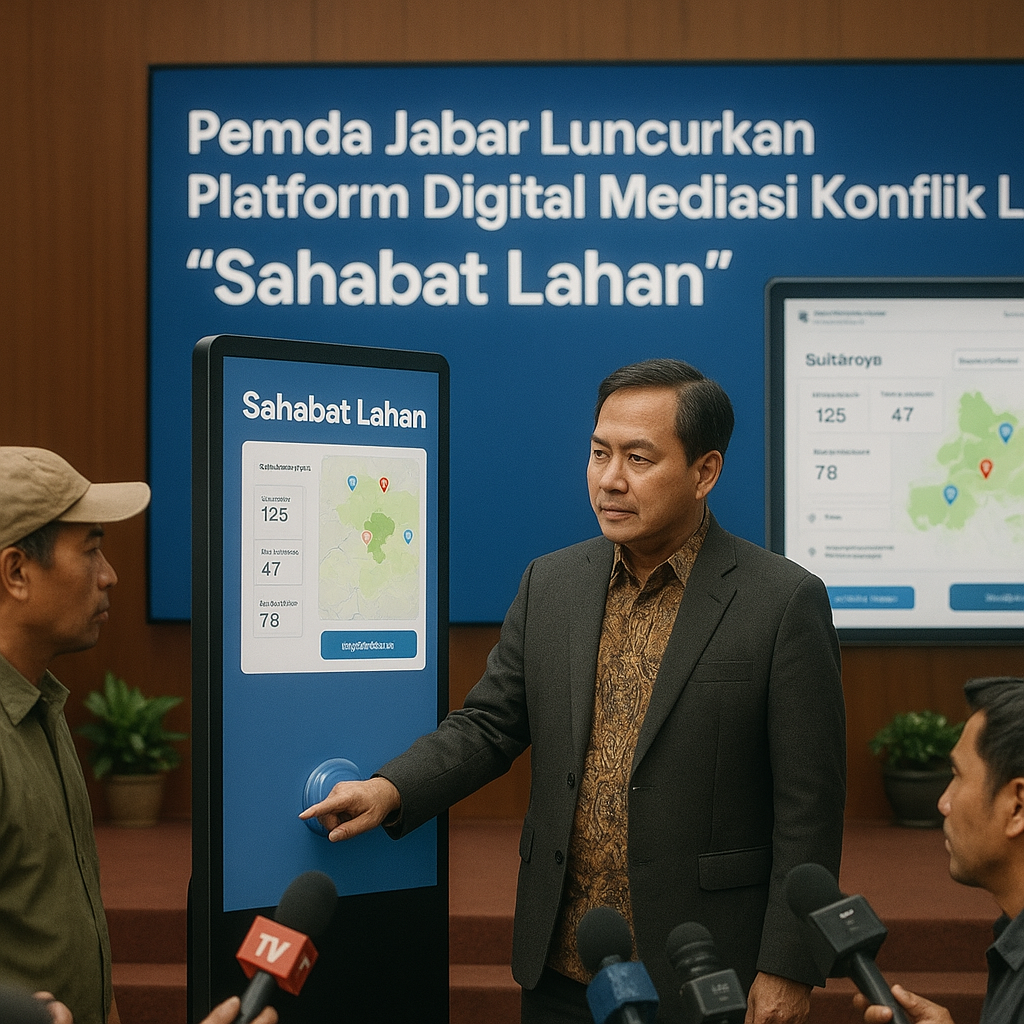 Pemda Jabar Luncurkan Platform Digital Mediasi Konflik Lahan: Evaluasi Setahun Pasca Bentrok Sumedang