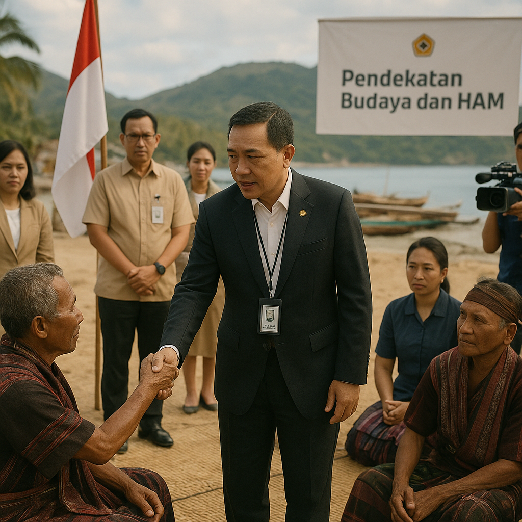 Menteri HAM Kirim Jajaran Kawal Konflik Adonara, Gunakan Pendekatan Budaya