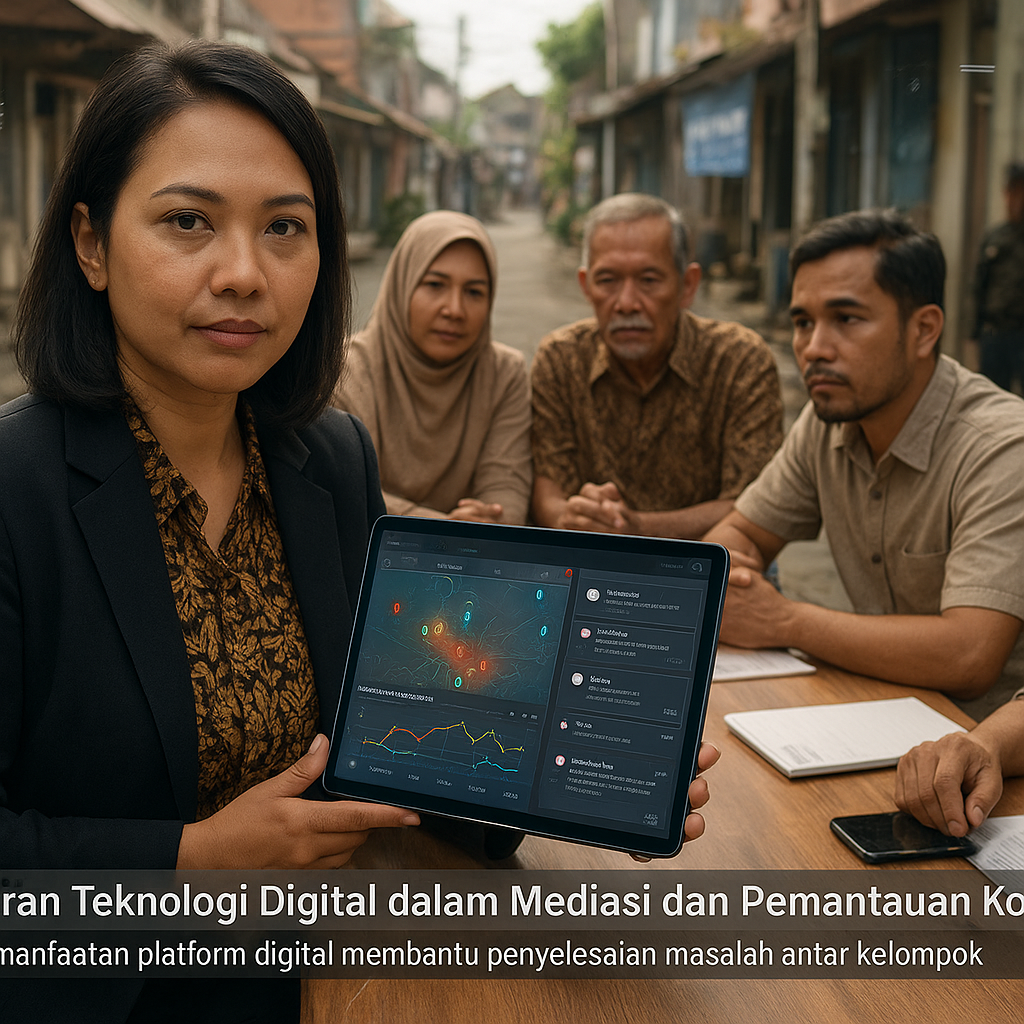 Peran Teknologi Digital dalam Mediasi dan Pemantauan Konflik Sosial
