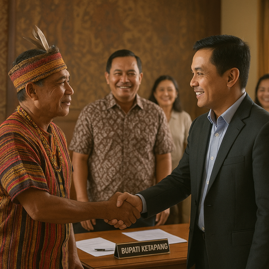 Sukses Mediasi Konflik Adat dan Perusahaan, Bupati Ketapang Dorong Pendekatan Restorative Justice