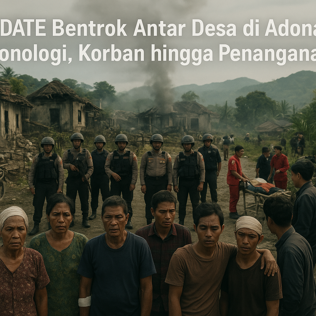 UPDATE Bentrok Antar Desa di Adonara: Kronologi, Korban hingga Penanganan