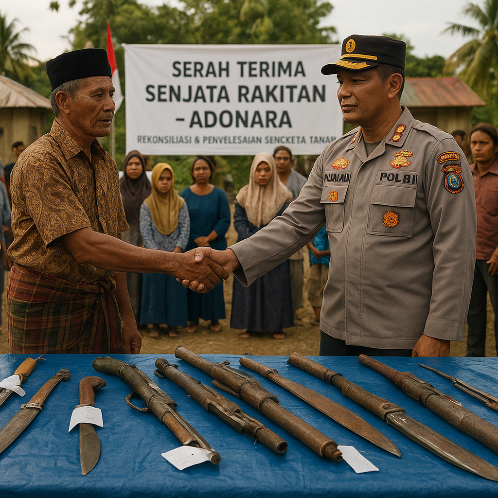 Duduk Perkara Bentrok Antarwarga di Adonara & Penyelesaiannya