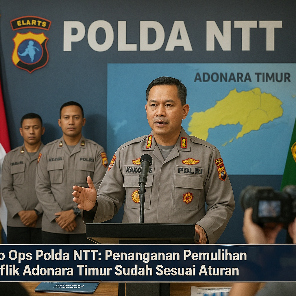 Karo Ops Polda NTT : Penanganan Pemulihan Konflik Adonara Timur Sudah Sesuai Aturan