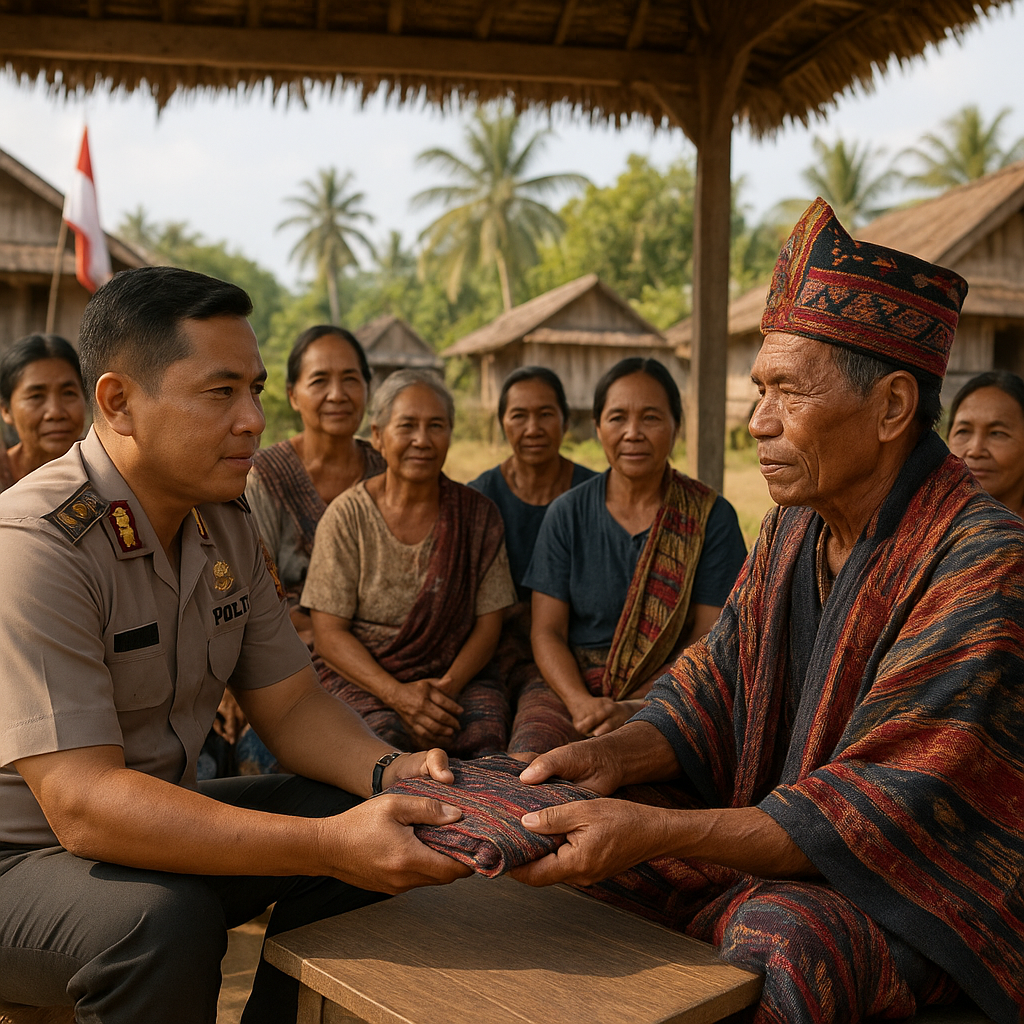 Kapolres Flotim Utamakan Pendekatan Adat Redam Konflik di Adonara